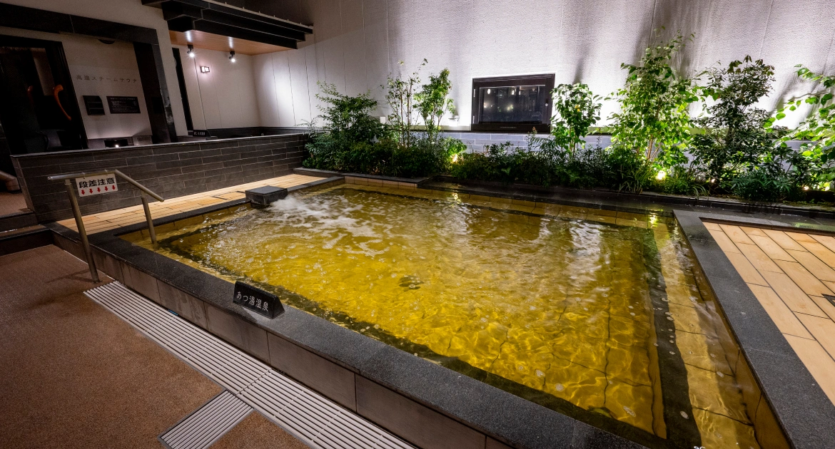 写真：天然温泉